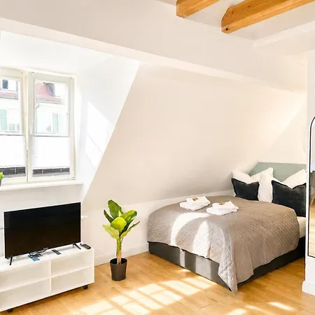 Bella - Business&family Ap 15,100m Zum Konzerteingang Schloss, Parkplatz, Smarttv, Netflix, Waschmaschine, 24h Checkin, 30qm * Ludwigsburg
